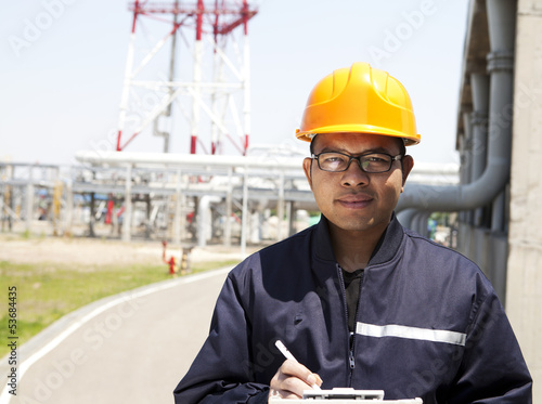 Chemical industrial engineer photo