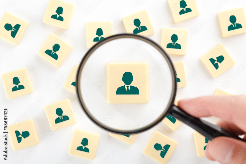Fototapeta premium Human resources