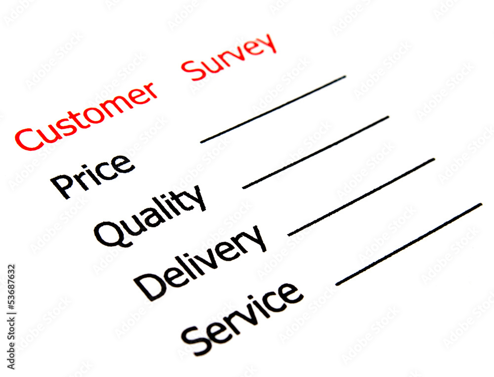 satisfaction survey showing marketing concept satisfaction survey showing marketing concept
