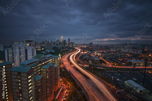 Kuala Lumpur City at Night
