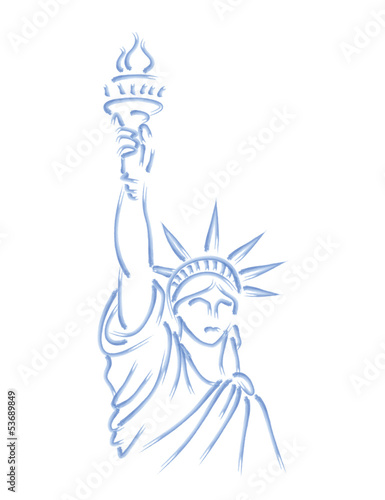 Painted Statue of Liberty © murphy81