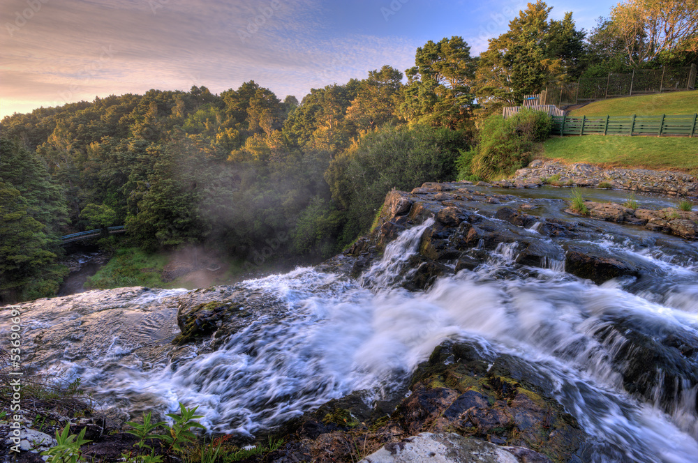 Beautiful waterfalls at Whangarei, New Zealand Beautiful waterfalls at Whangarei, New Zealand