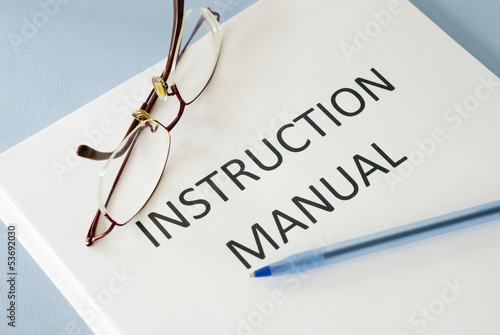 instruction manual photo