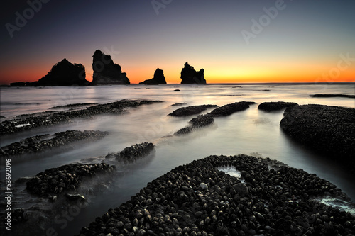 Coastal area of West Coast region, New Zealand