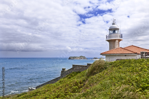 Lighthouse of Suances, Cantabria-Spain photo