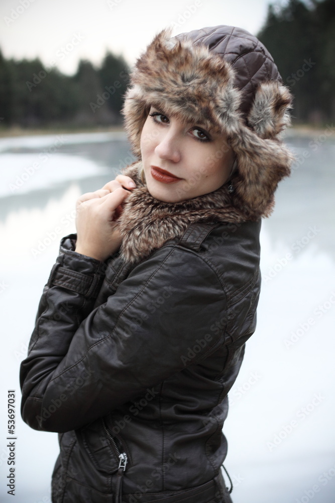 Very beautiful blonde in a nature Very beautiful blonde in a nature