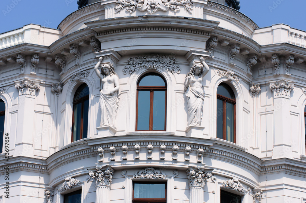 Obraz premium stilvolle Fassade