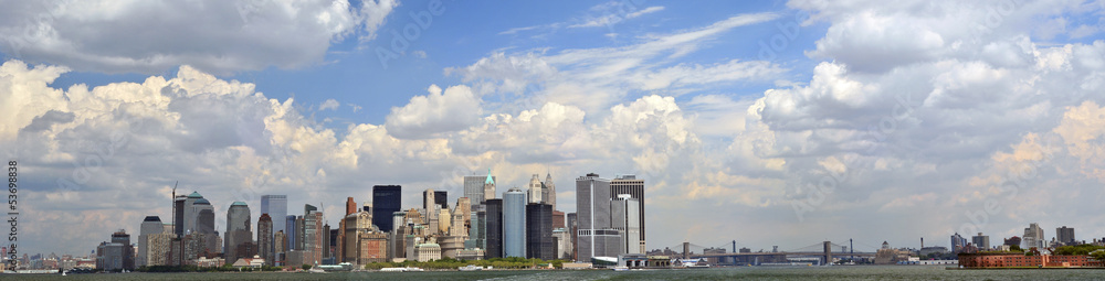 Lower Manhattan panorama