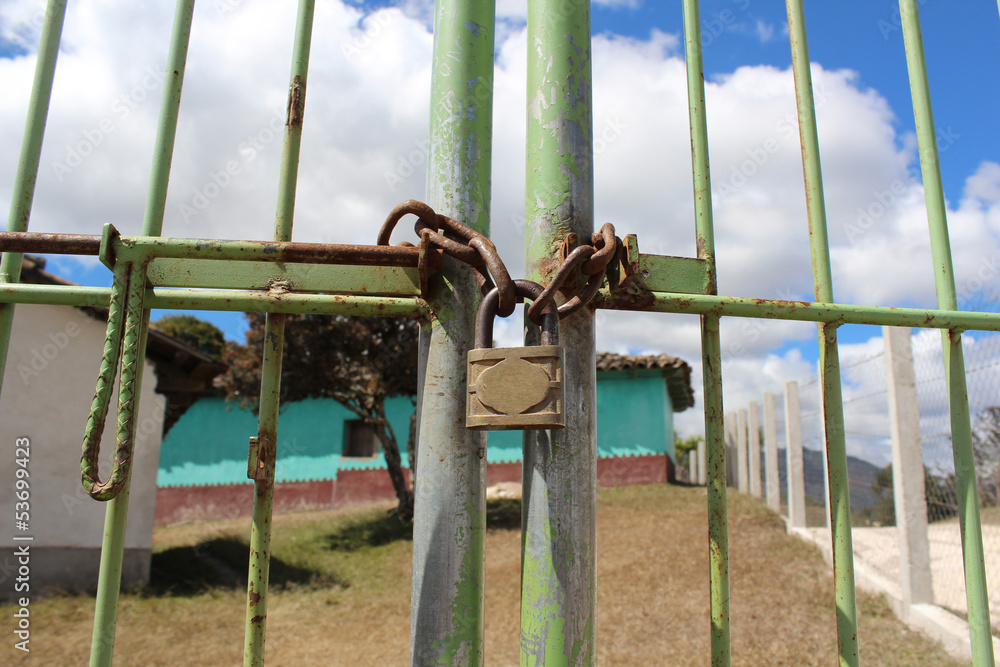 Fototapeta premium Locked Gate