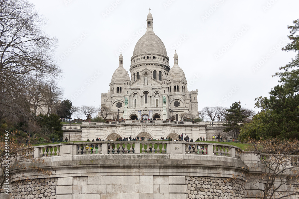 Montmartre Cathedral in Paris, France