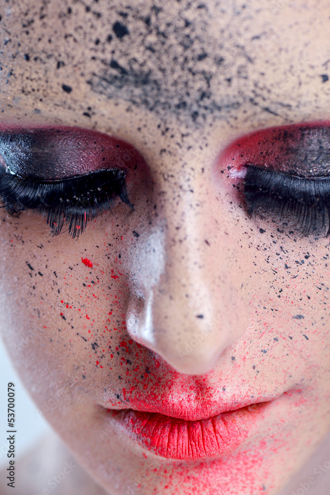 Obraz premium Beautiful Woman with Luxury Makeup