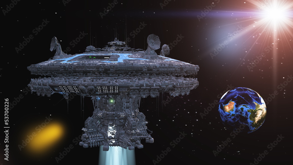 宇宙船 Stock Illustration Adobe Stock