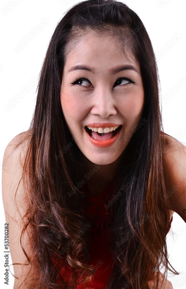 Portrait of a happy woman Portrait of a happy woman