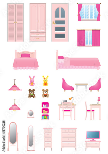 Girl's room / furniture