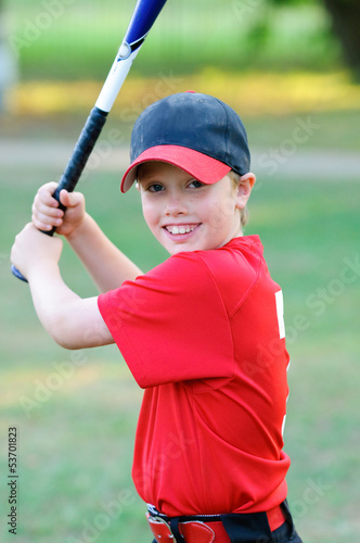 Photography Little league baseball boy portrait
