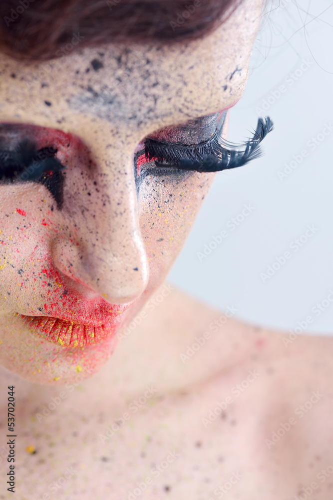 Fototapeta premium Beautiful Woman with Luxury Makeup
