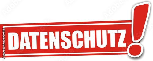 étiquette datenschutz