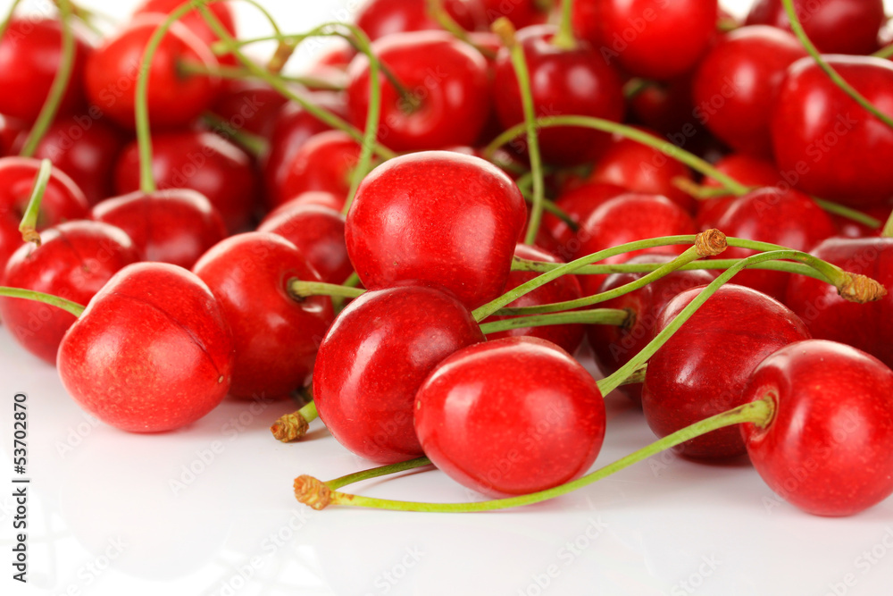 Cherry berries close up Cherry berries close up