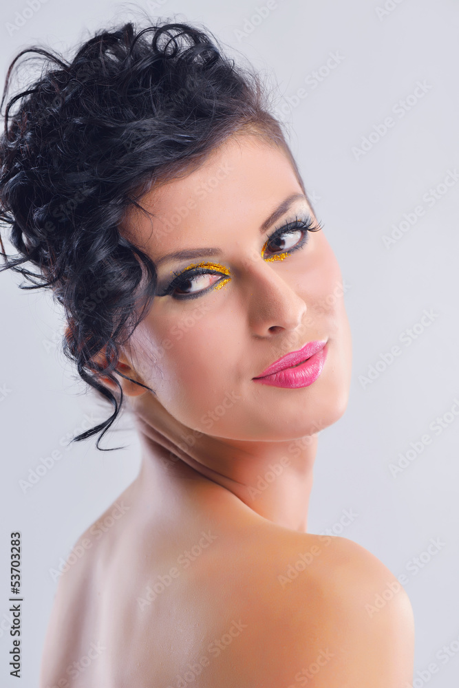 Beautiful Woman with Luxury Makeup Beautiful Woman with Luxury Makeup