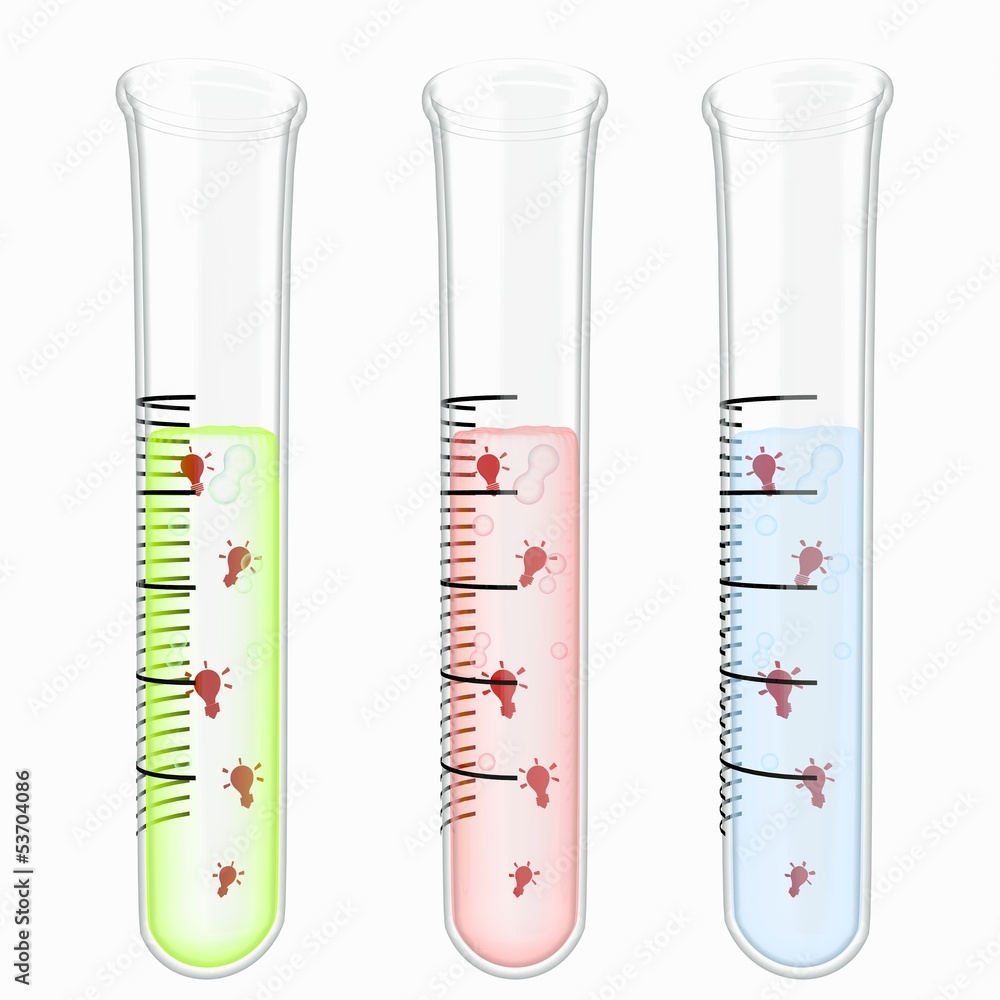 3d graphic of a scientific idea icon particles in test glass 3d graphic of a scientific idea icon particles in test glass