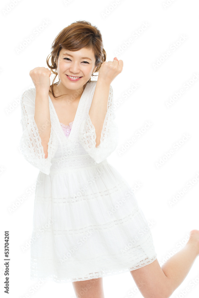 Beautiful asian woman