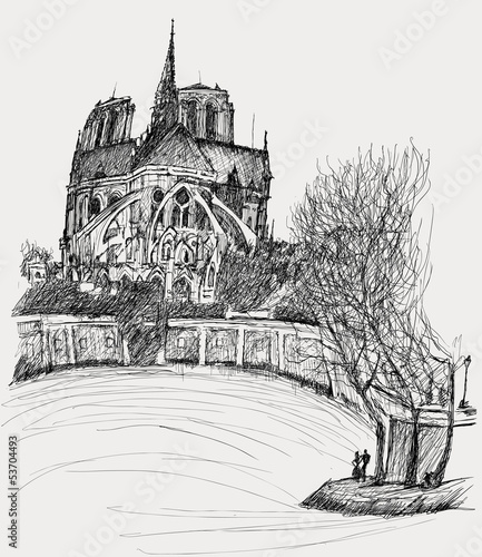 Notre dame in Paris