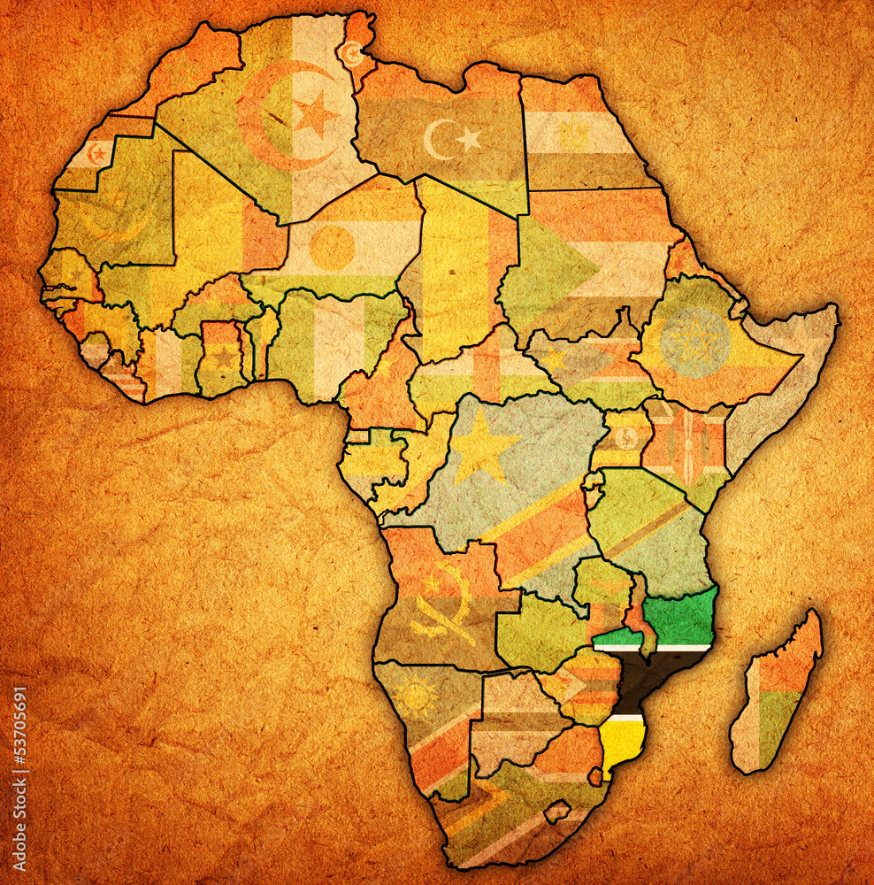 mozambique on actual map of africa mozambique on actual map of africa