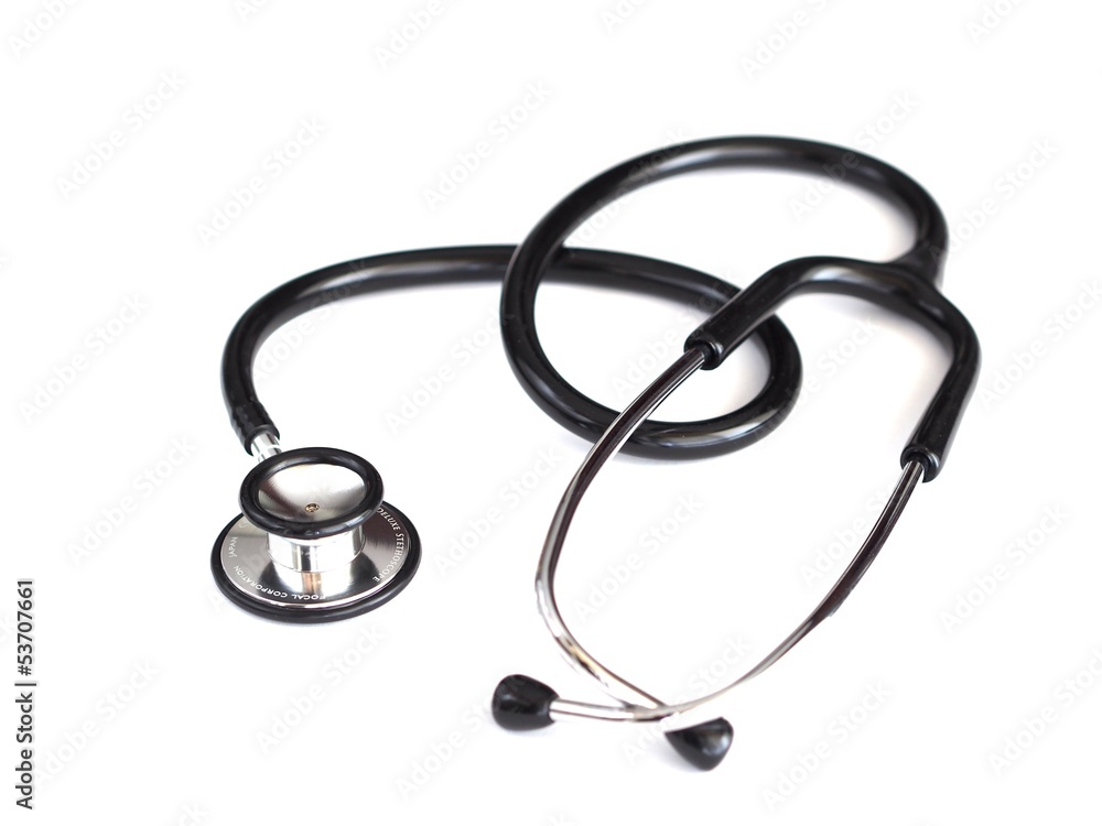 Stethoscope isolated on white background Stethoscope isolated on white background