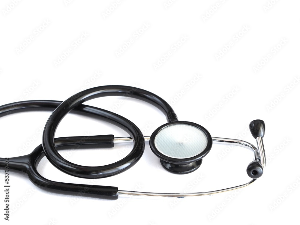 Stethoscope isolated on white background Stethoscope isolated on white background