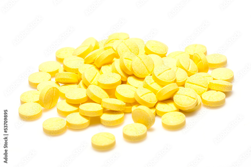 Medical pills piled up a bunch of closeup Medical pills piled up a bunch of closeup