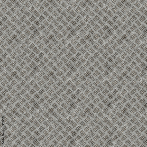 Rugged old anti-slip metal floor seamless texture
