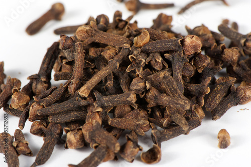 Dried buds of spicy clove