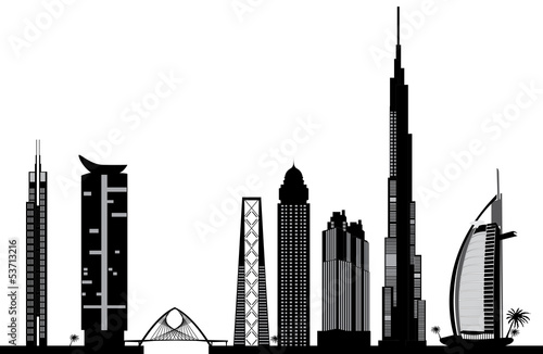 Photography dubai skyline