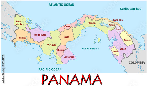 Panama Central America national emblem map symbol motto