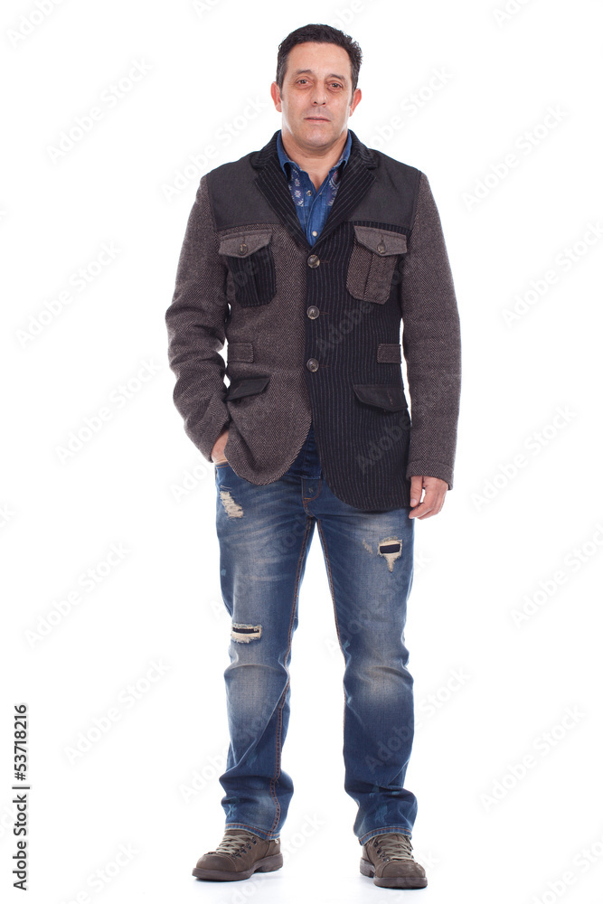 Middle aged caucasian man