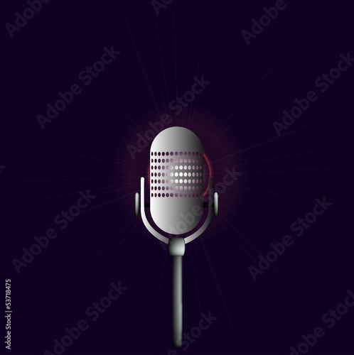 Glowing Valve Microphone.