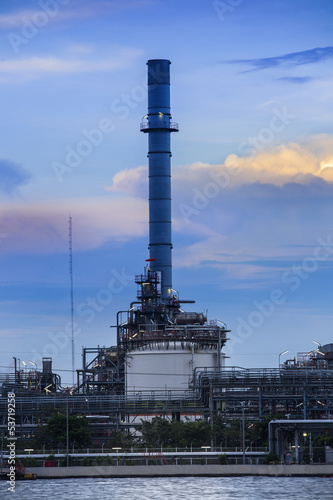 Refinery industrial plant in Bangkok Thailand. photo