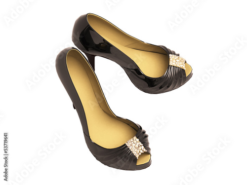 Women's black  shoes photo