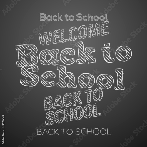 Back to school design elements, vector Eps10 illustration.