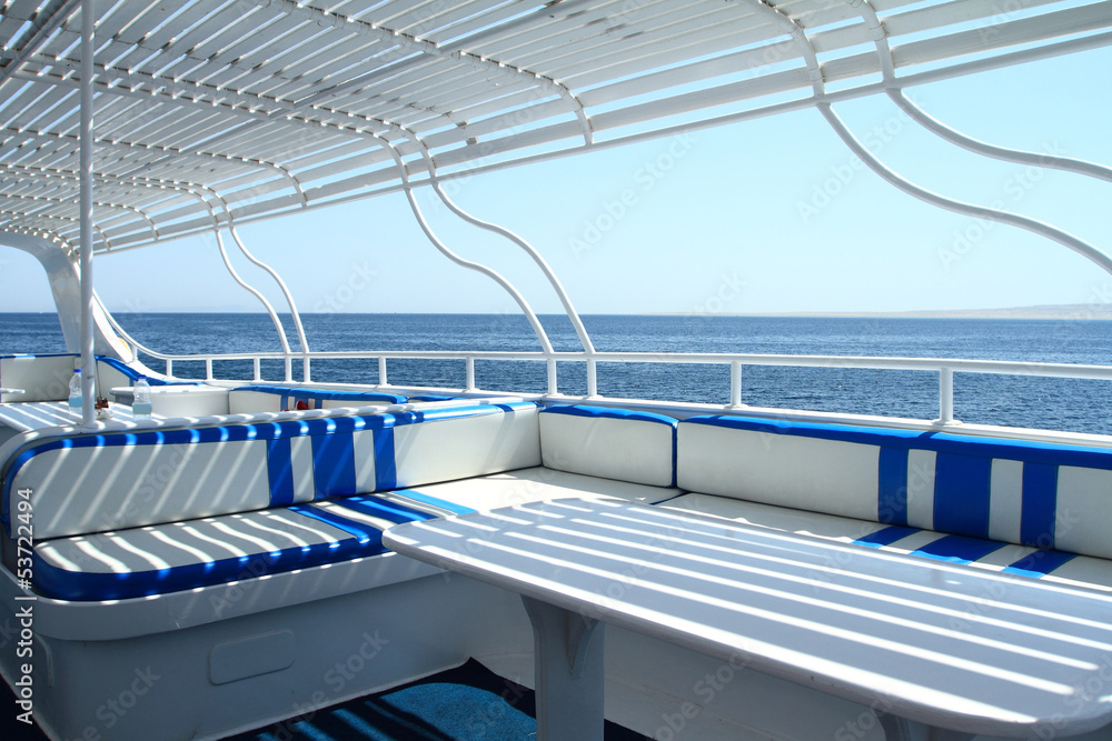 Fototapeta premium Yacht sailboat exterior