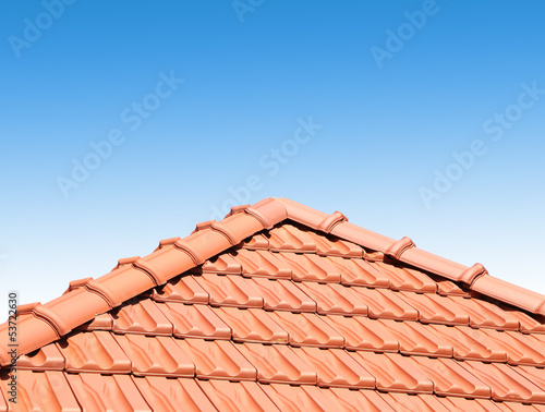 red peaked roof