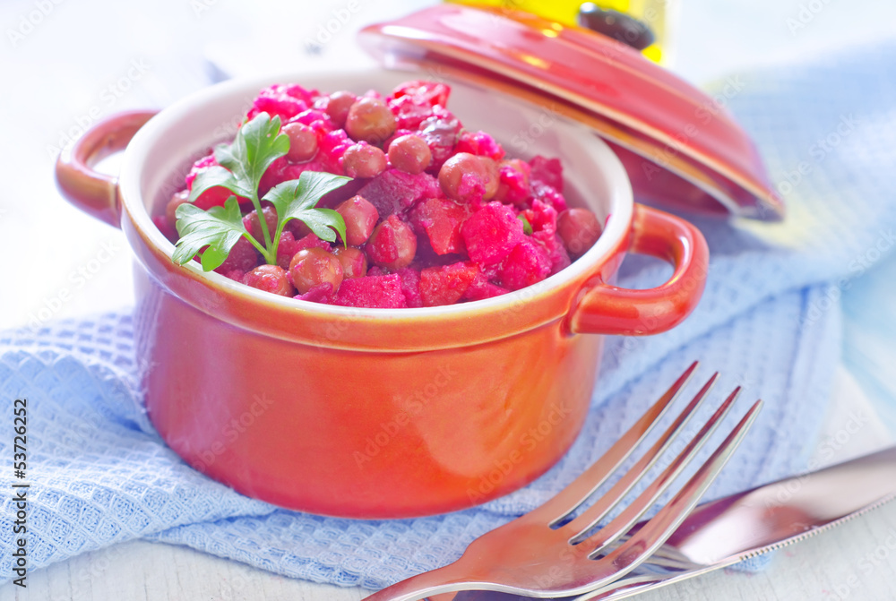 salad with beet salad with beet