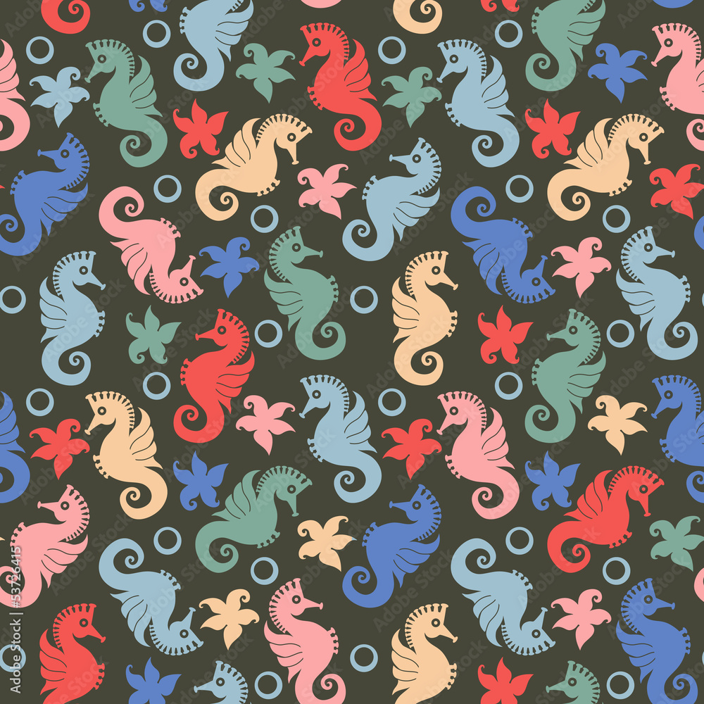 Cute background seahorses. Cute background seahorses.