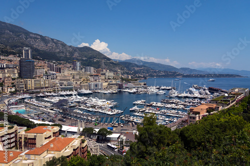Monaco, Monte Carlo Ausblick auf Hafen © Svenja98