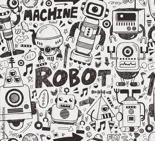 seamless robot pattern