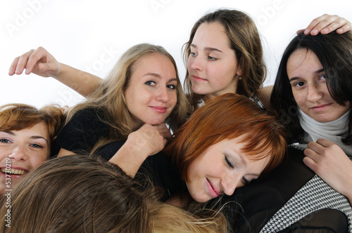 Seven Young women