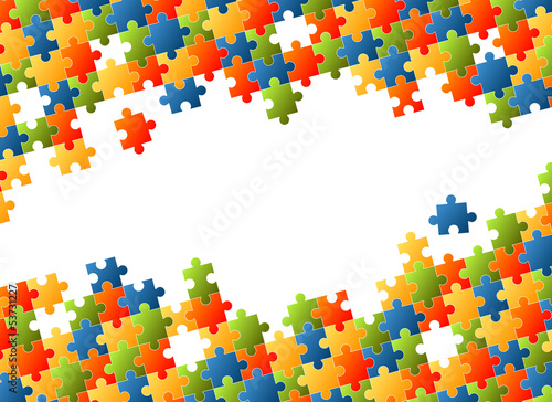 Puzzleteile Hintergrund bunt