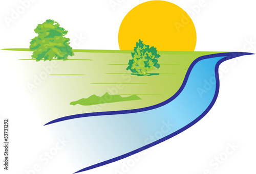 RIVIERE ET PAYSAGE