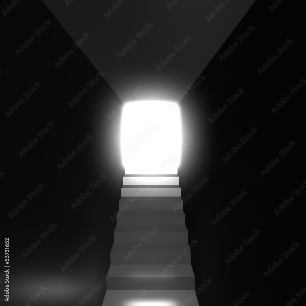 Obraz premium Tunnel laght rendered