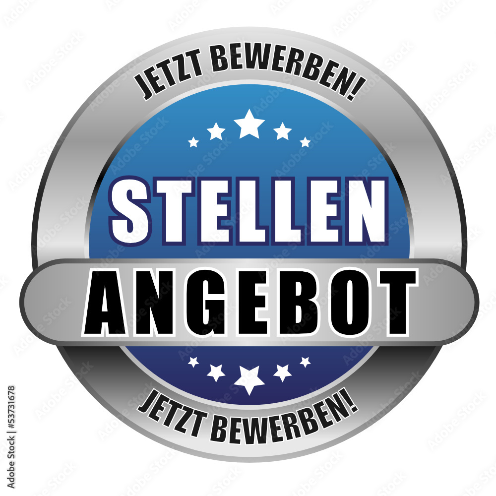 5 Star Button blau STELLENANGEBOT JB JB 5 Star Button blau STELLENANGEBOT JB JB